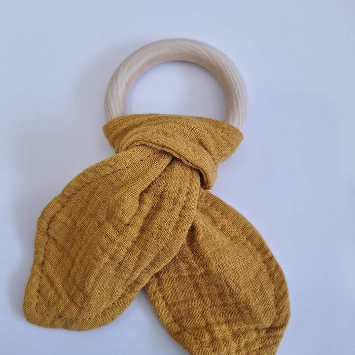 Cotton Socks - Wholesale Teether (Not Clip-On) - Baby - MC-04 Organic Cotton Muslin Teether 16 cm x 8 cm3
