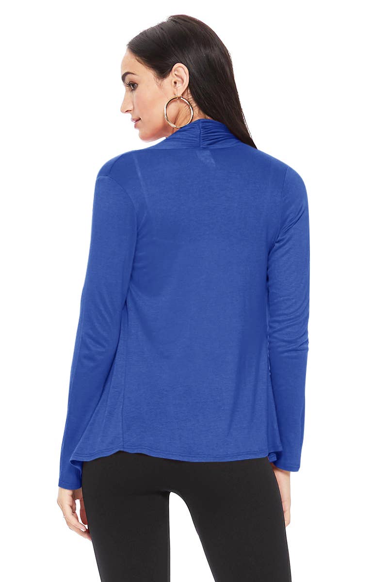 MOA COLLECTION – Cardigan - Mulher por atacado – Cardigan feminino sólido casual13