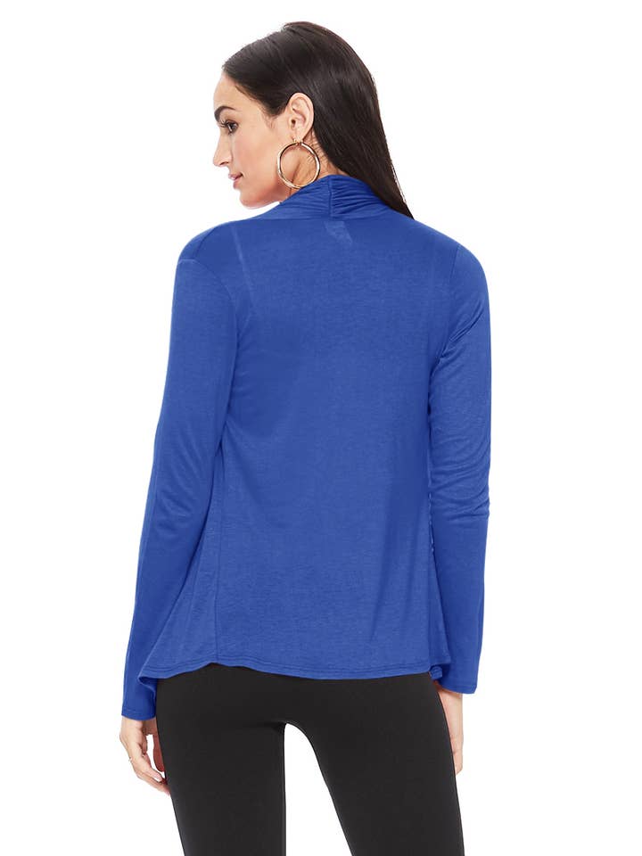 MOA COLLECTION - Wholesale Cardigan - Women's - Women's Solid Casual Outerwear Cardigan13