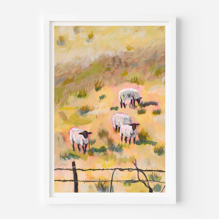 Refuge Studios Iowa City - Wholesale Art Print - "BLACK SHEEP" Giclee Print2