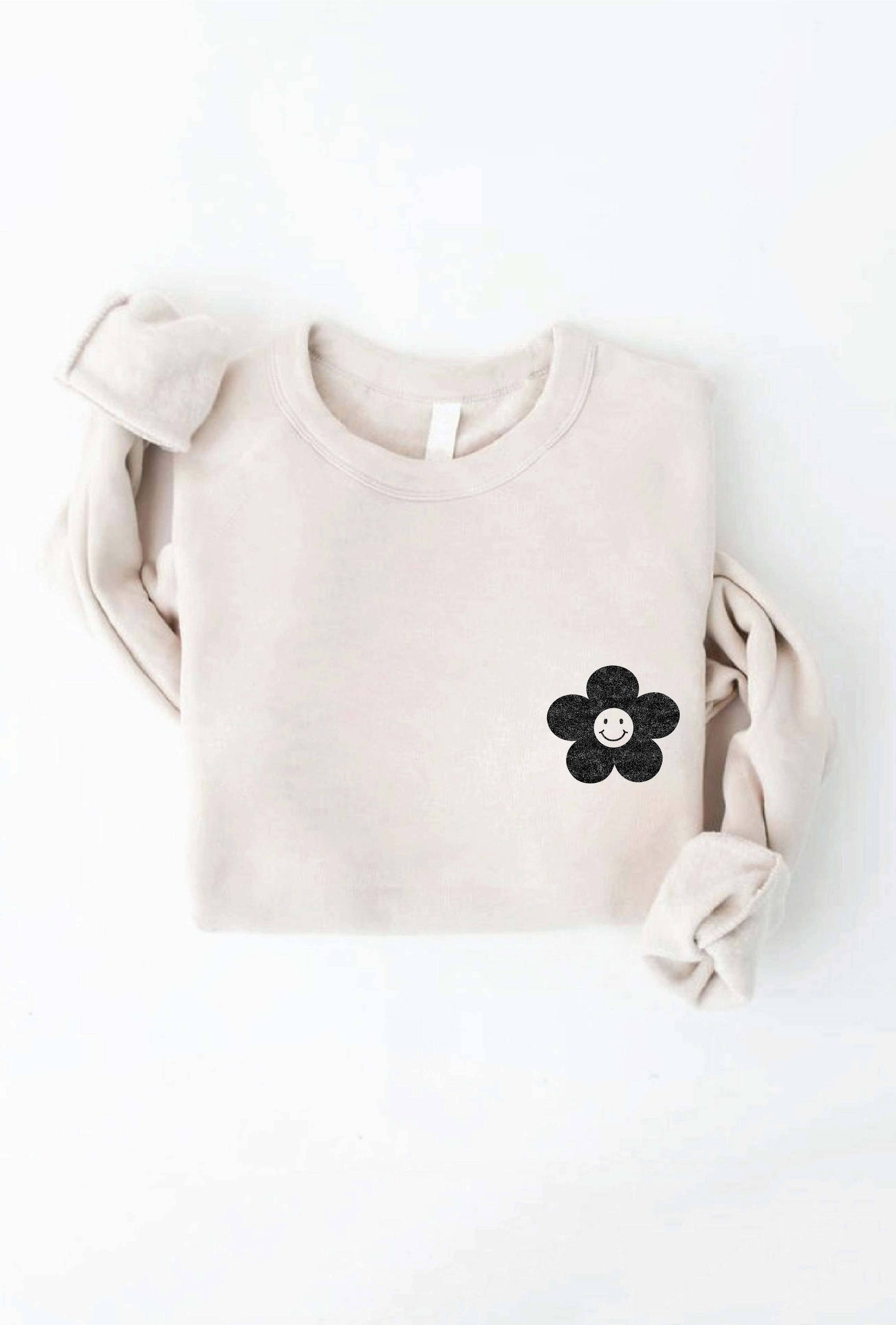 OAT COLLECTIVE - Wholesale Graphic Sweatshirt - Women's - GOOD VIBES FRONT AND BACK PRINT Sweatshirt1