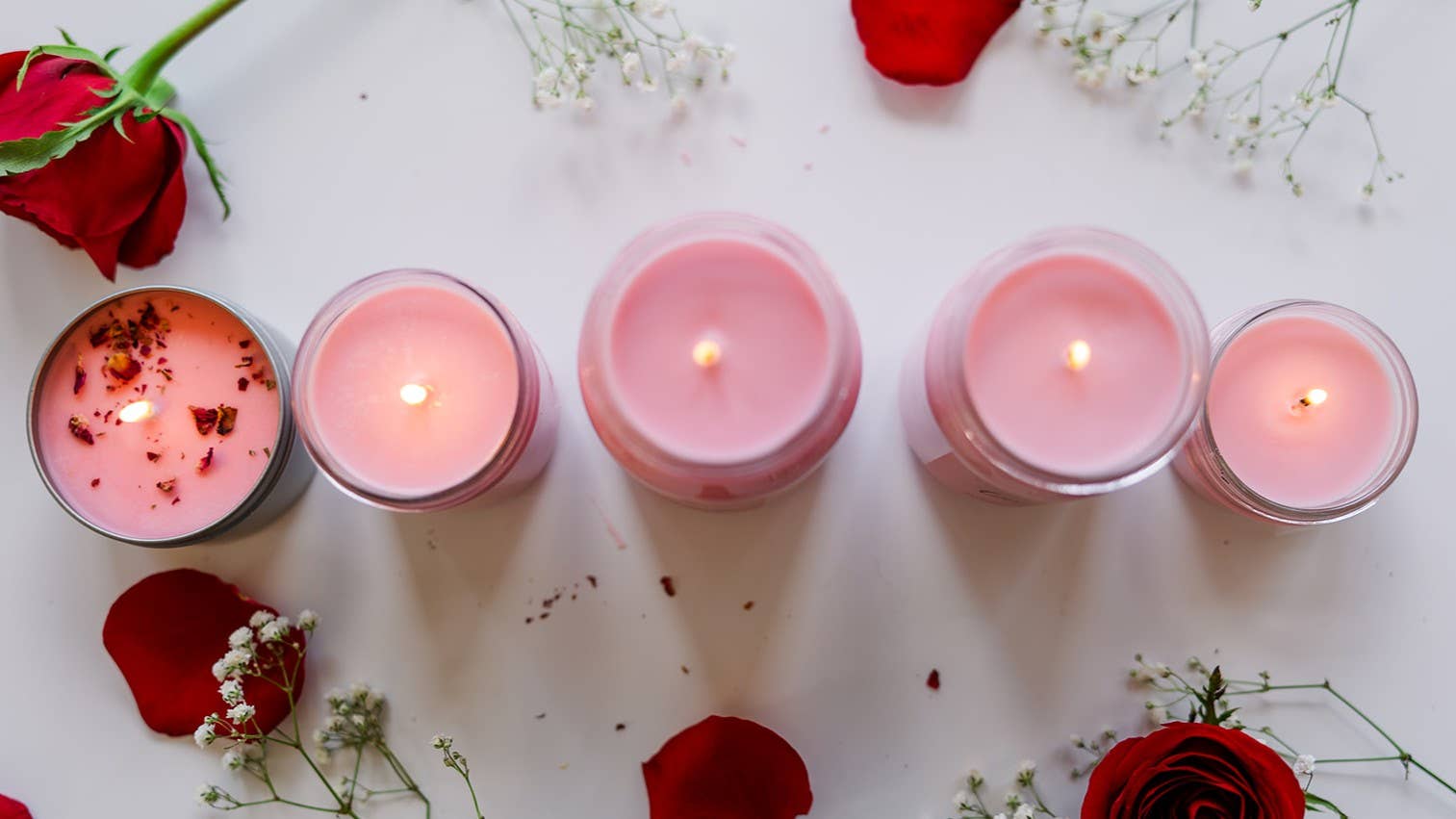 Candles By Laura - Wholesale Travel Candles - Love Spell 8 oz Soy Gift Tins2