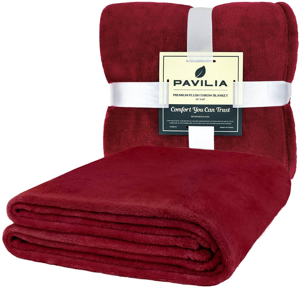 Pavilia - Wholesale Throw Blanket - Classic Fleece Throw Blanket43