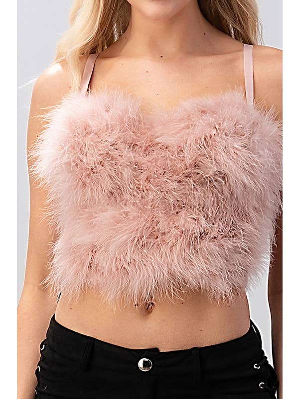 Lydia USA – Engroshandel Bustier - Dame – Busteholder i blød pels