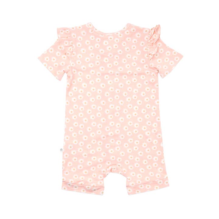 Kynd Baby - Wholesale Jumpsuit – Baby - Day or Night Short Sleeve Frill Onesie - Daisy Charm3