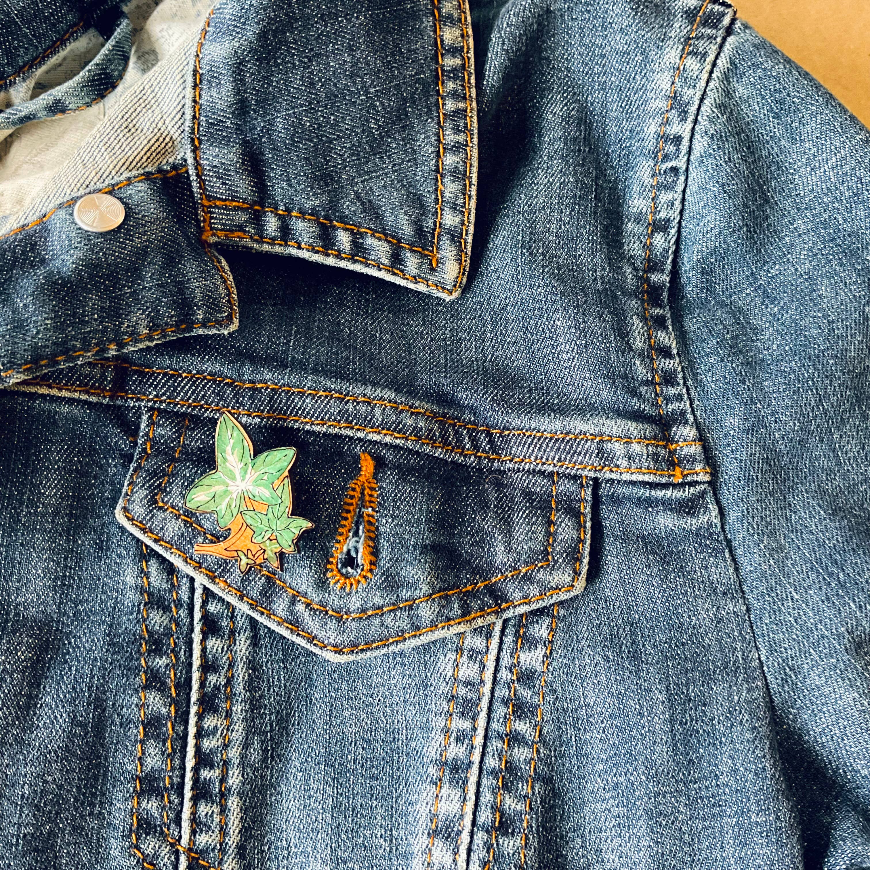 Lily Faith - Vendita all'ingrosso Spille - Mini spilla a forma di foglia d'edera 1