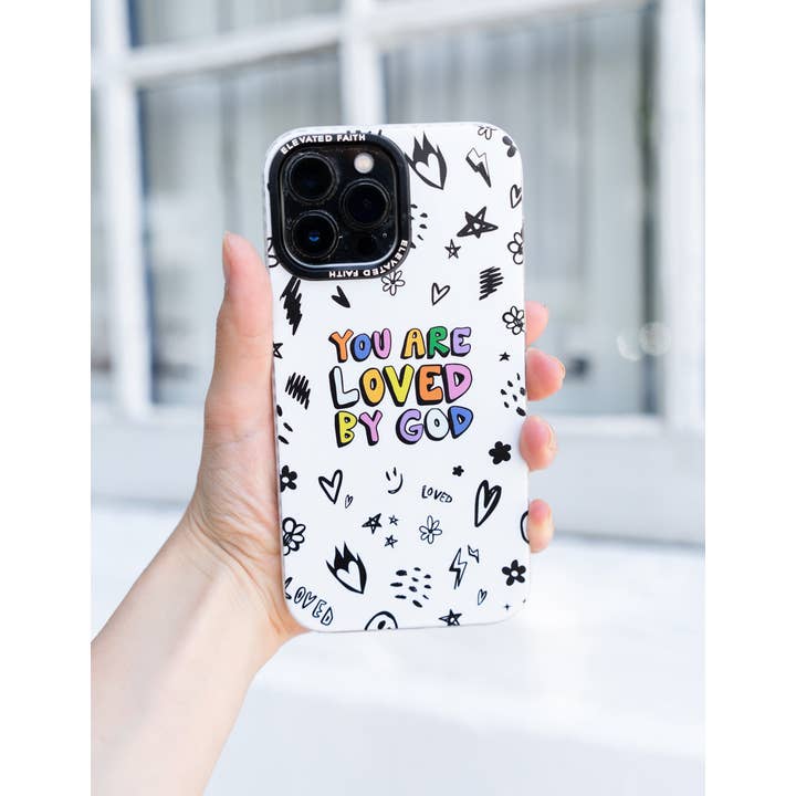 Elevated Faith - Wholesale Phone Case - Women's - White You Are Loved By God Phone Case