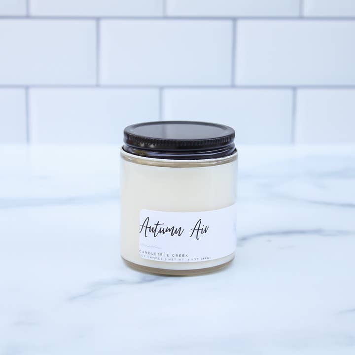 Candletree Creek - Wholesale Jar/Filled Candle - Autumn Air 3.5oz Candle5