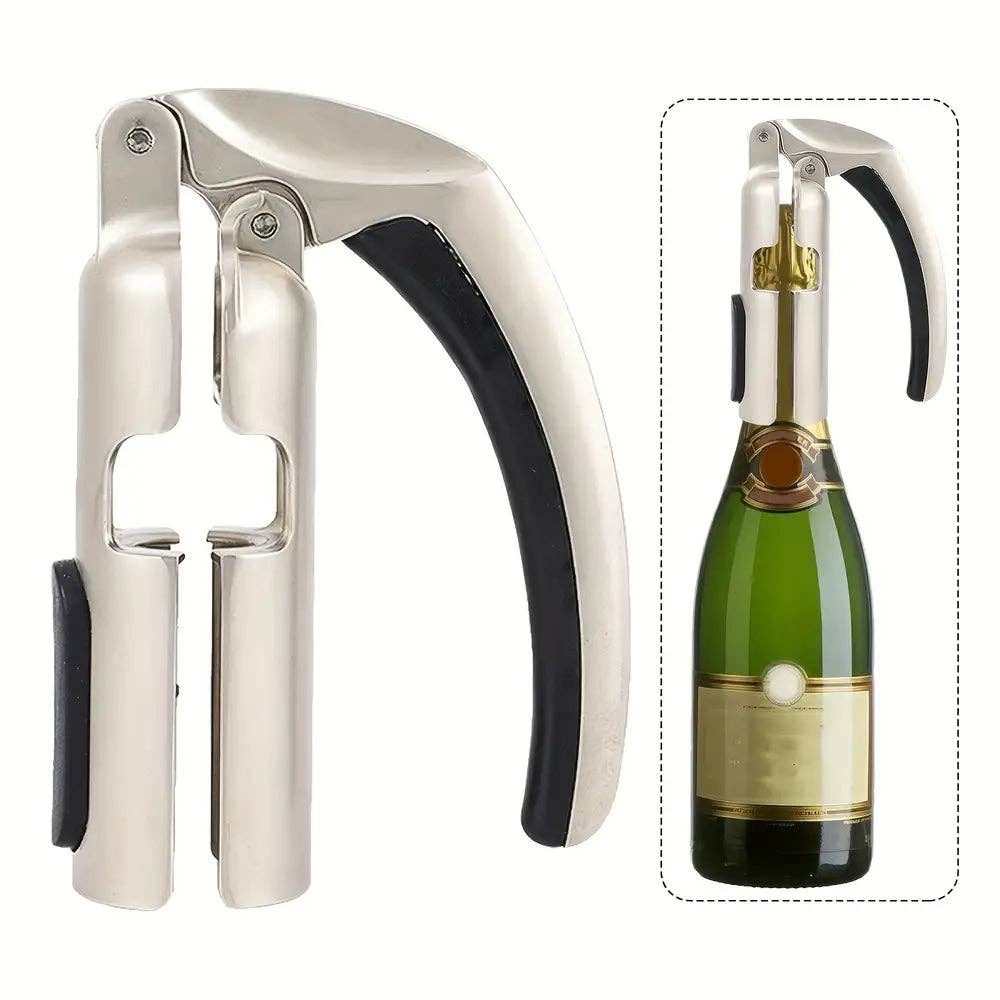Huis Van Merken - Wholesale Bottle/Wine Opener - Champagne Opener Set, Sparkling Beverage Cork Remover3