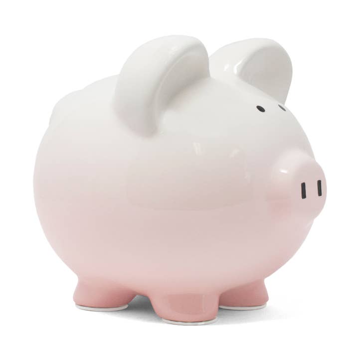 Pink Ombre Piggy Bank for wholesale by Child To Cherish®