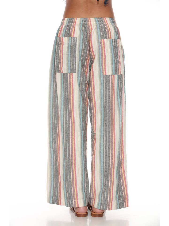 Lakhays Collection Inc. - Wholesale Pants - Women's - Striped Womens Wide Leg pants4
