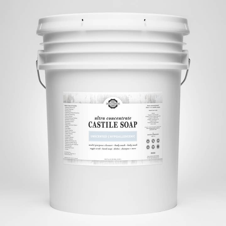 Rustic Strength - Wholesale Body Wash/Shower Gel - Castile Soap - Concentrated | Unscented