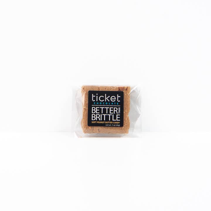 Ticket Chocolate - Wholesale Brittle - Better Than Brittle: Original Soft Peanut Butter Brittle