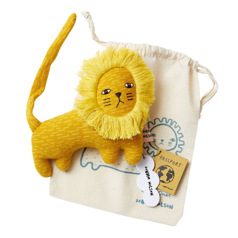 Donna Wilson - Wholesale Stuffed/Plush Toy - Kids & Baby - Ronnie Lion - Cotton Wee One2