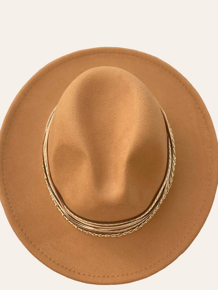 Karamel Panama-hat for engroshandel hos Bits and pieces to go