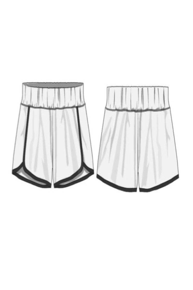 90 Degree by Reflex & Yogalicious – wholesale Athletic shorts – Kids – Tween Girls Lightstreme Tulip Hem Short with Inner Panty1