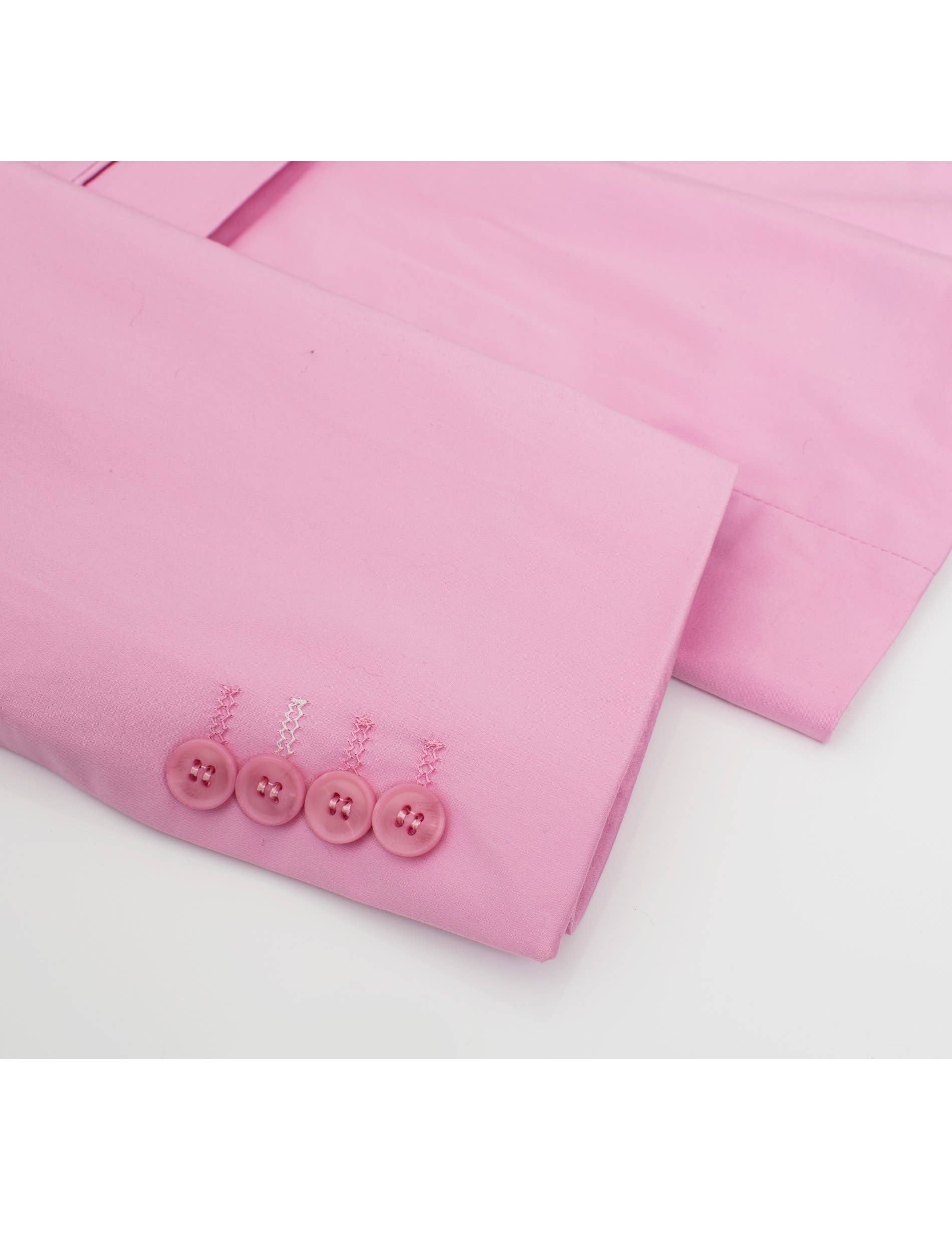 Perruzo - Wholesale Blazer - Heren - Modieuze blazer 9010 van roze katoen en stretch voor heren2