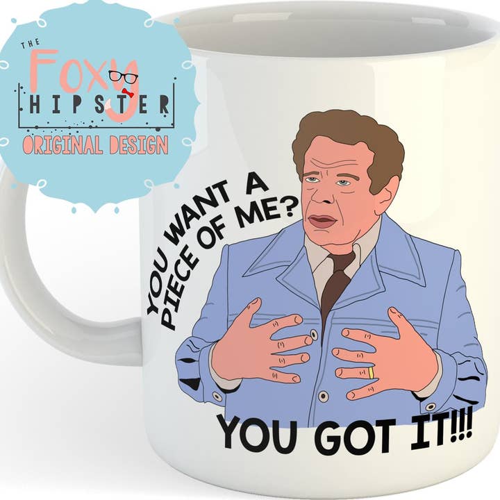 The Foxy Hipster – wholesale Kaffekoppar – Frank Costanza du vill ha en bit av mig kaffemugg Seinfeld