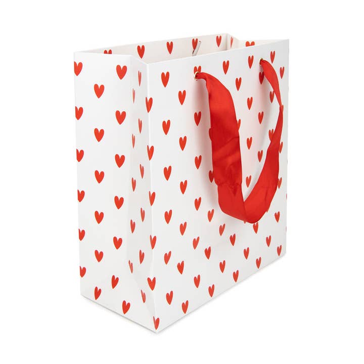 Papiertüte mit kleinen roten Herzen für den Großhandel von Tim&Puce Factory