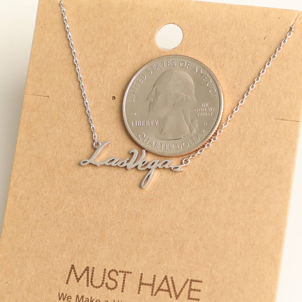 SILVER Las Vegas Necklace for wholesale on Faire1