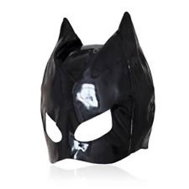 Masque - Masque de chat noir brillant pour la vente par Plesur Body Products