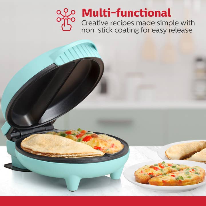 Holstein Housewares - Wholesale Kitchen Appliance - Easy Fast Breakfast Omelet Maker for Pancakes & Treats33