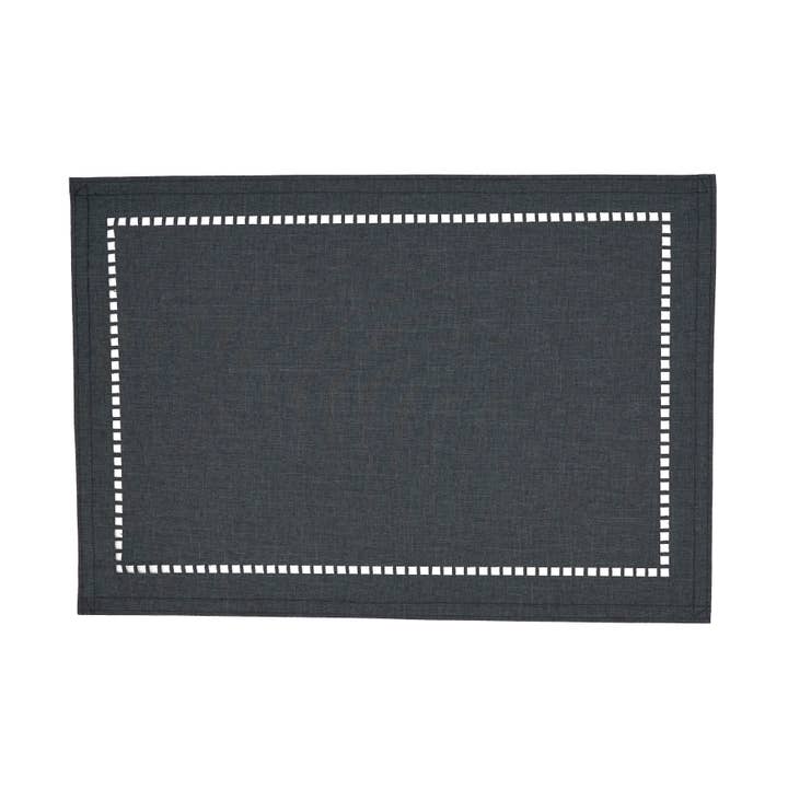 Saro Lifestyle - Wholesale Placemat - Laser-Cut Hemstitch Placemat