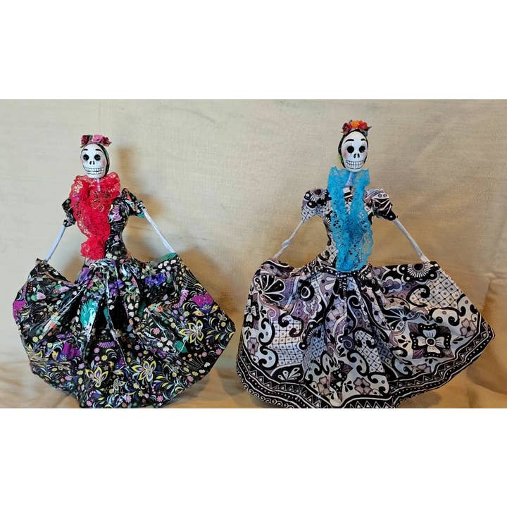 Arara Enterprises - Wholesale Decorative Figurine - Dancing Skeleton, Paper Mache