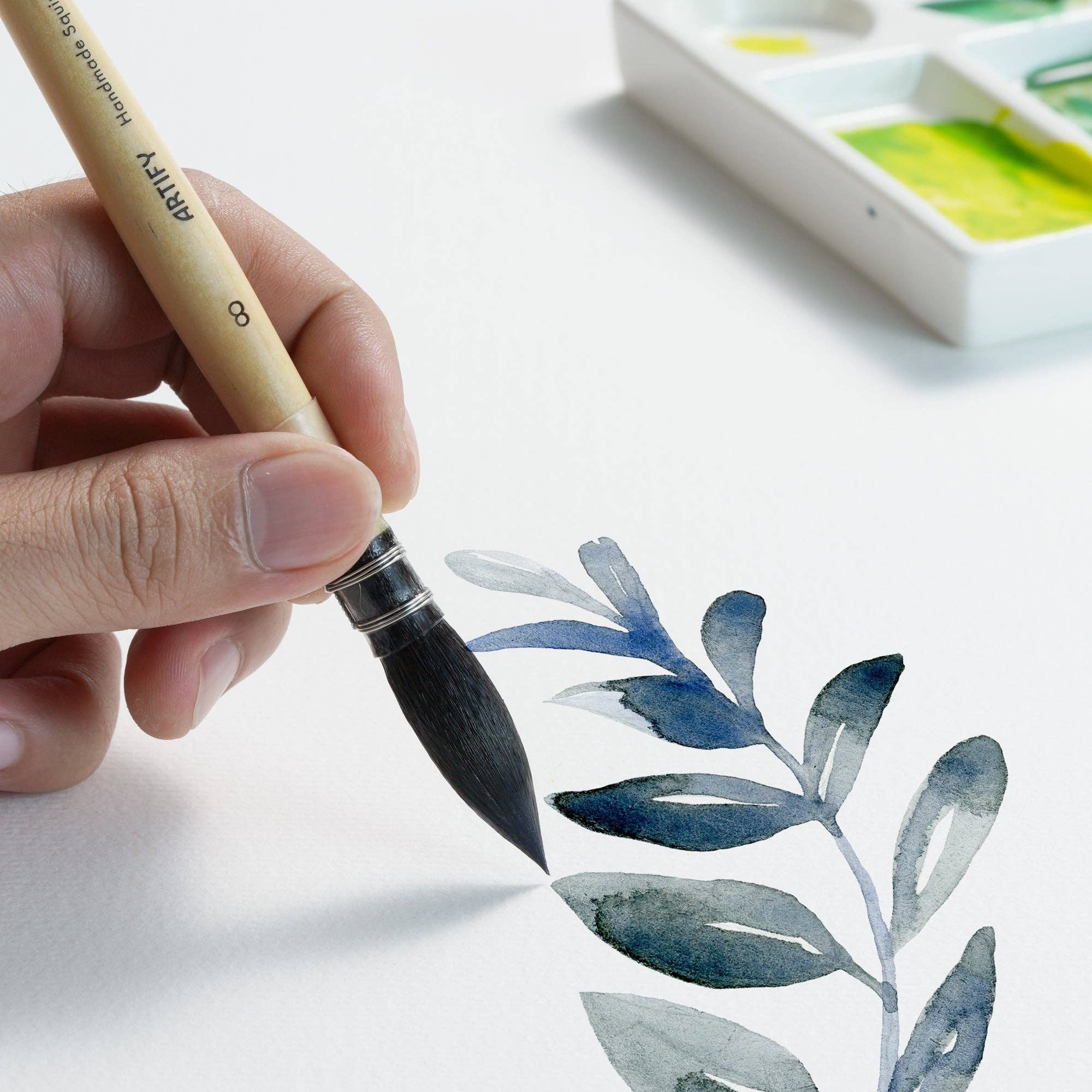 Artify - Wholesale Paint/Wax Brush - ARTIFY Professional Squirrel Hair Watercolor Brushes2