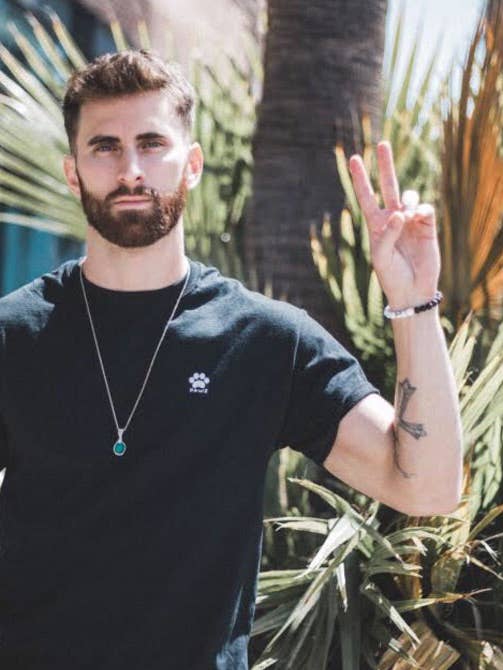 Men's Logo Black Tee for wholesale by PAWZ