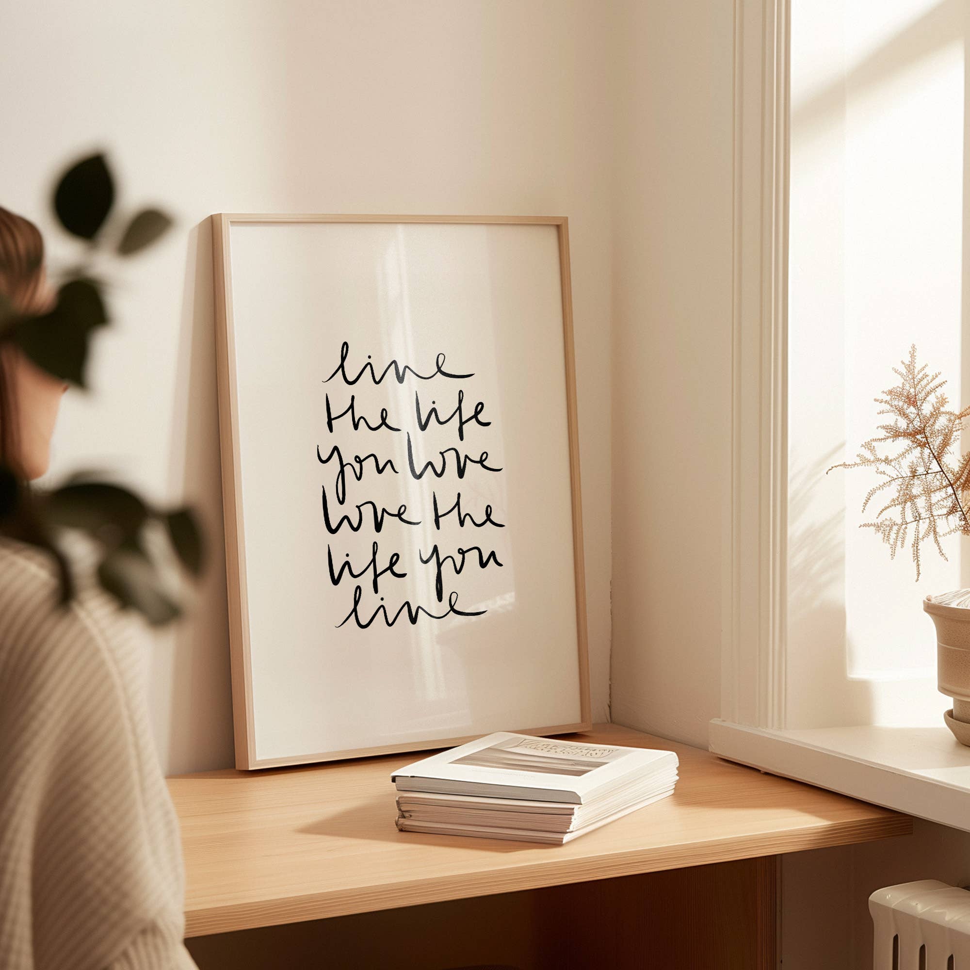 Tales by Jen - Wholesale Poster - Poster Live the Life You Love Love the Life You Live Poster7