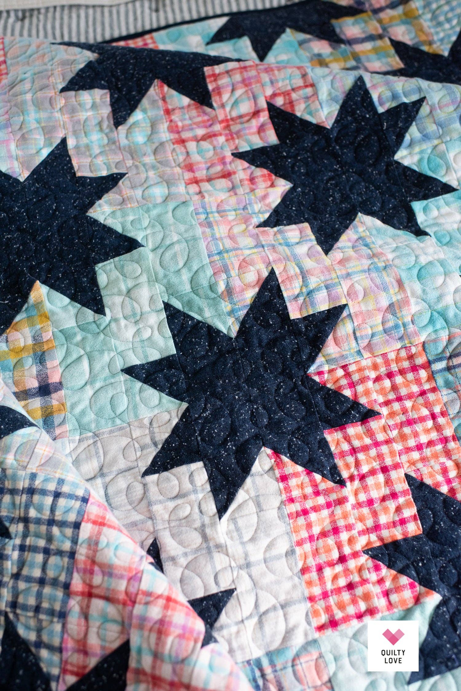 Quilty Love - Wholesale Craft Sewing Kit - Star Pop PAPER Quilt Pattern5
