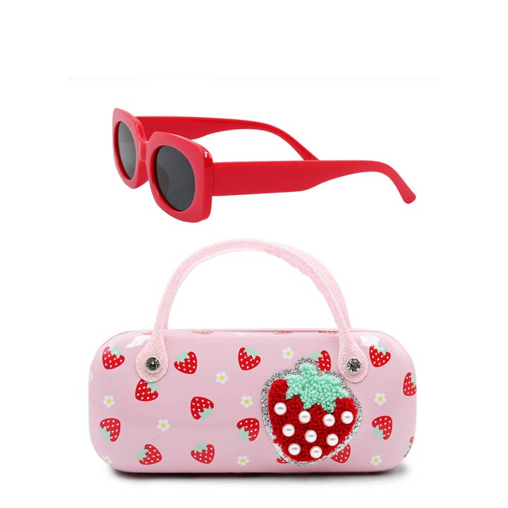 Étui à fraises et lunettes de soleil pour la vente par OMG Accessories