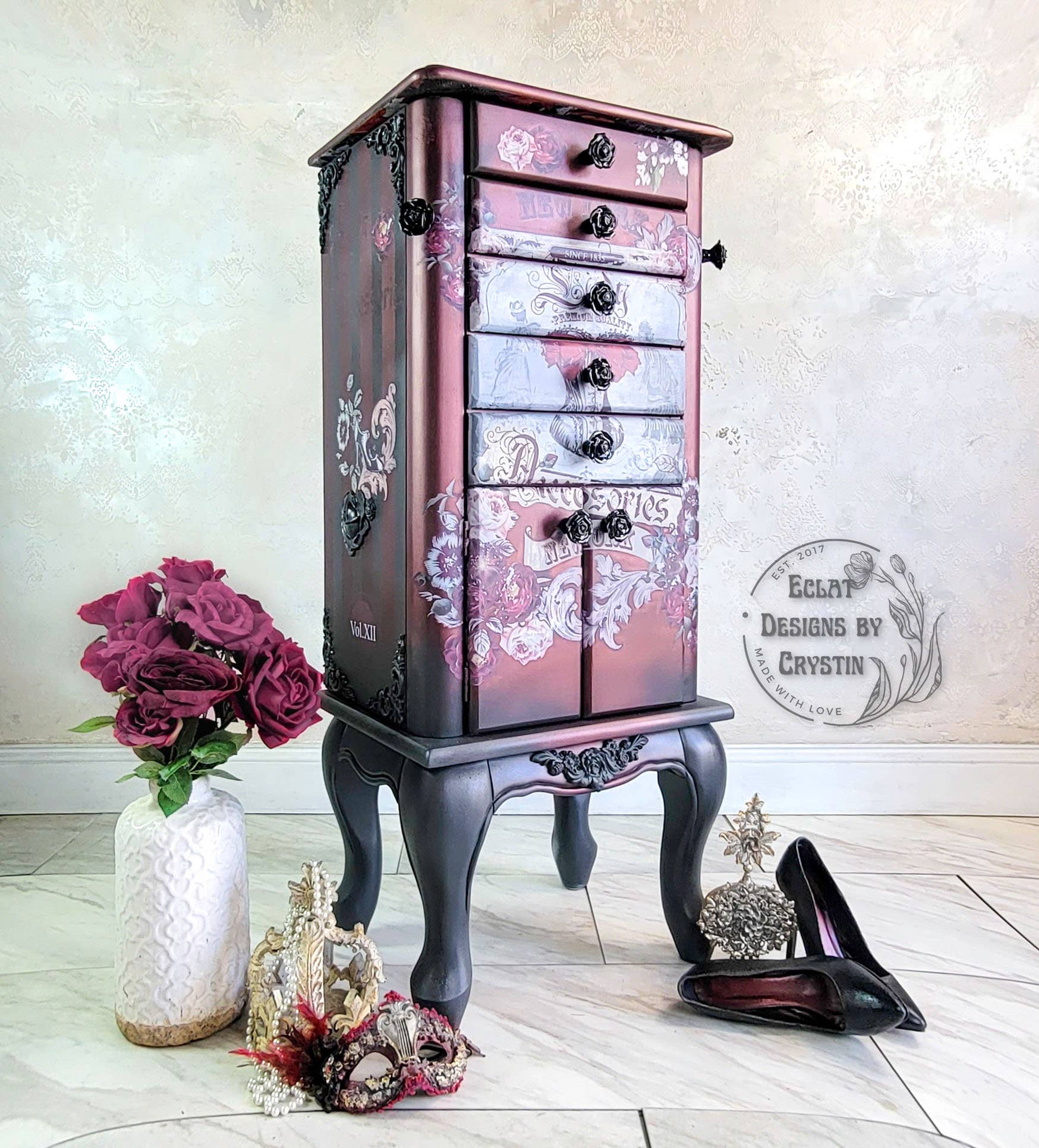 Hokus Pokus - Vente Autocollant mural - Burlesque - Grand format découpé en 3 feuilles6