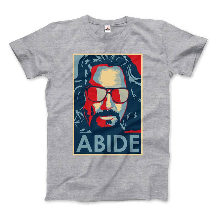 Art-O-Rama Shop - Wholesale Screen Printed T-Shirt - Unisex - Big Lebowski Abide, Hope Style T-Shirt6