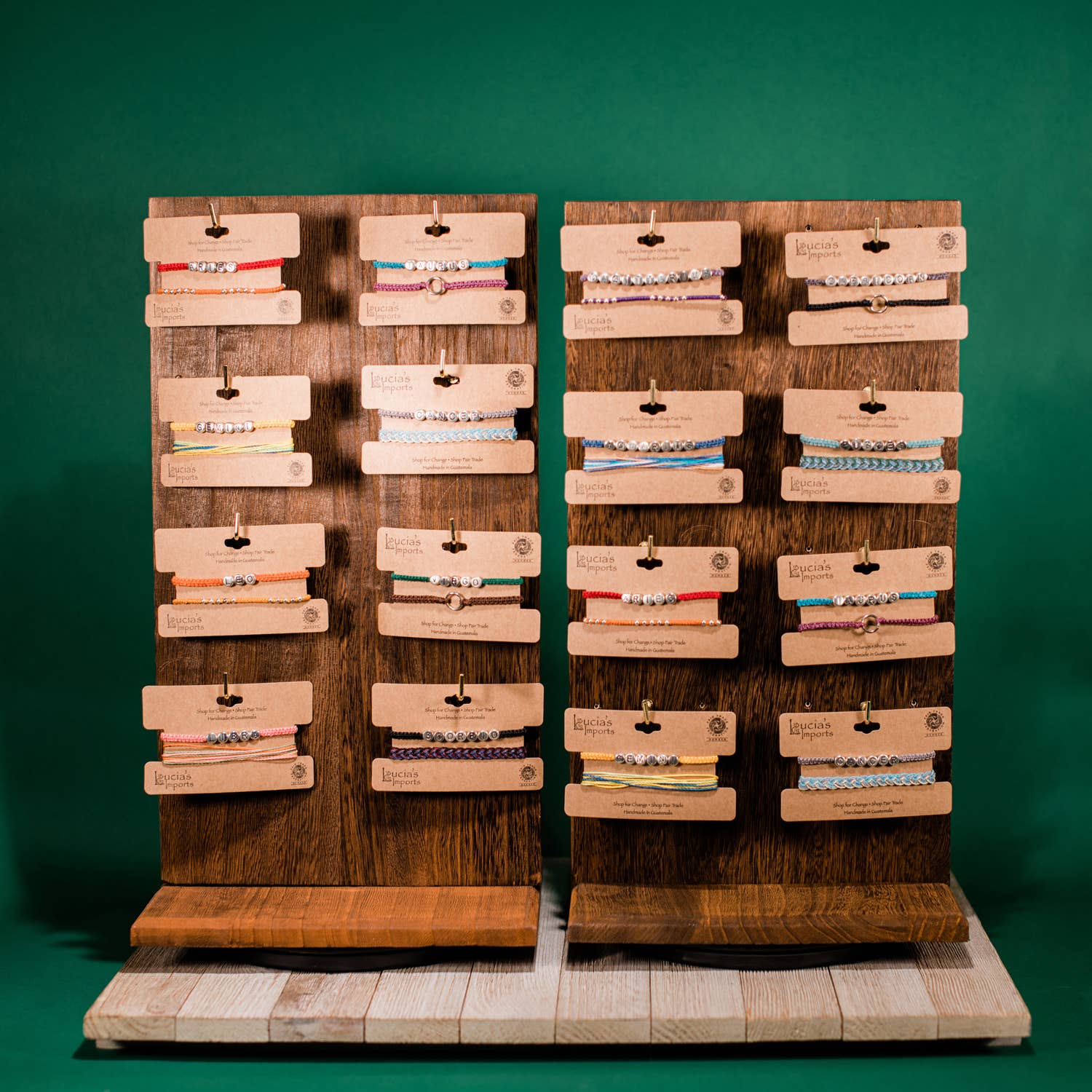 Lucia's Imports - Wholesale Jewelry Stand & Display - Wooden Display Spinner5