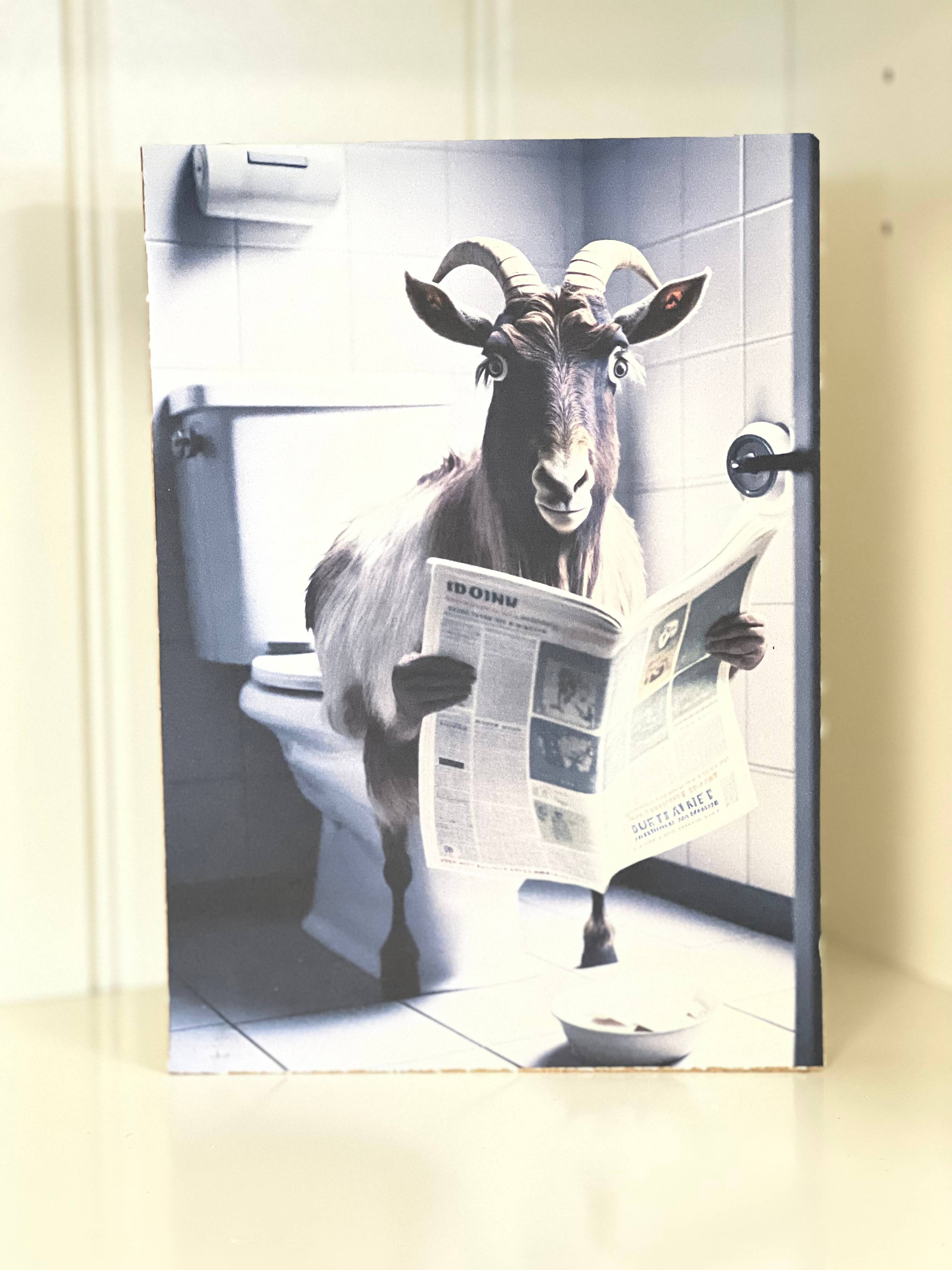 Thompsons Handmade Country LLC - Vendita all'ingrosso Cartelli da bagno - Cartelli umoristici per bagno con animali4