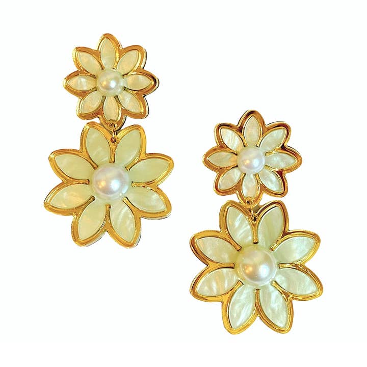 *Großhandel Elizabeth Floral Dangles für den Großhandel von BOHEMIAN GEMME