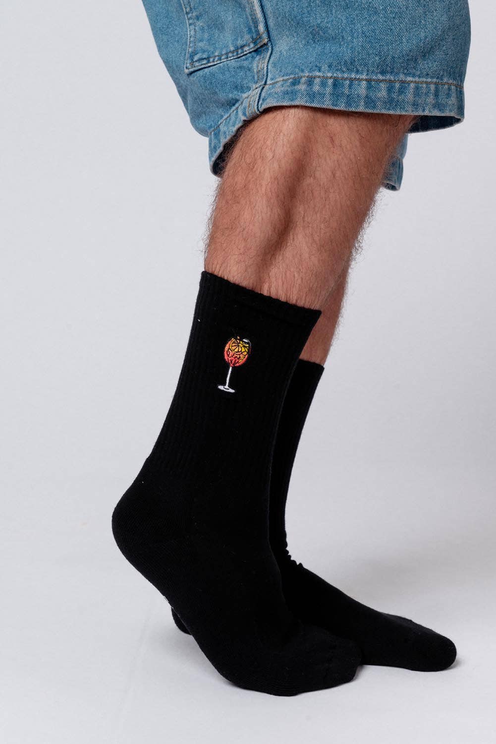 Fashion Drinks - Wholesale Socks - Unisex - Spritz | Embroidered organic cotton socks2