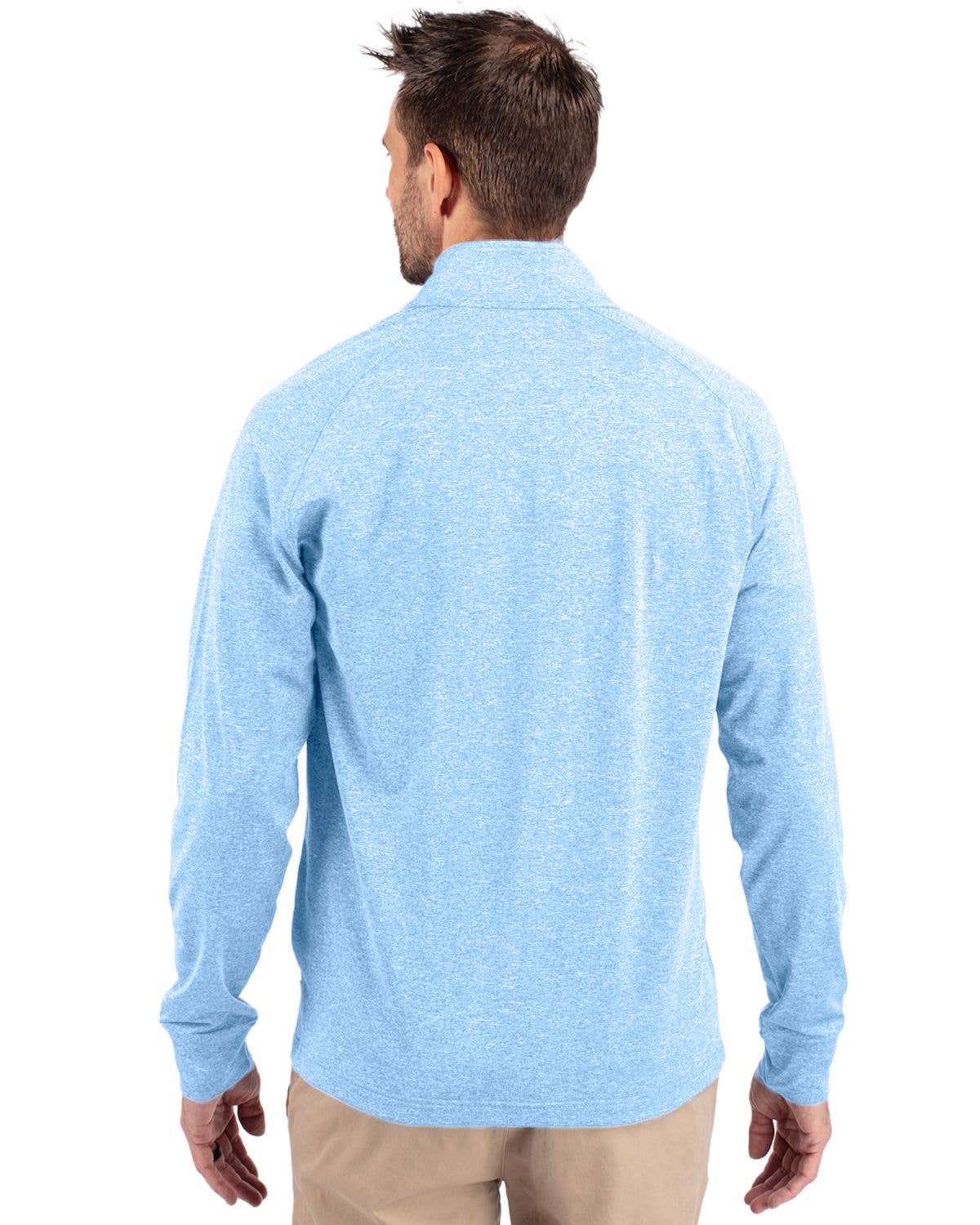 Cutter & Buck - Wholesale Sweatshirt - Men's - Cutter & Buck Adapt Eco Knit Heather Mens 1/4 Zip Pullover21