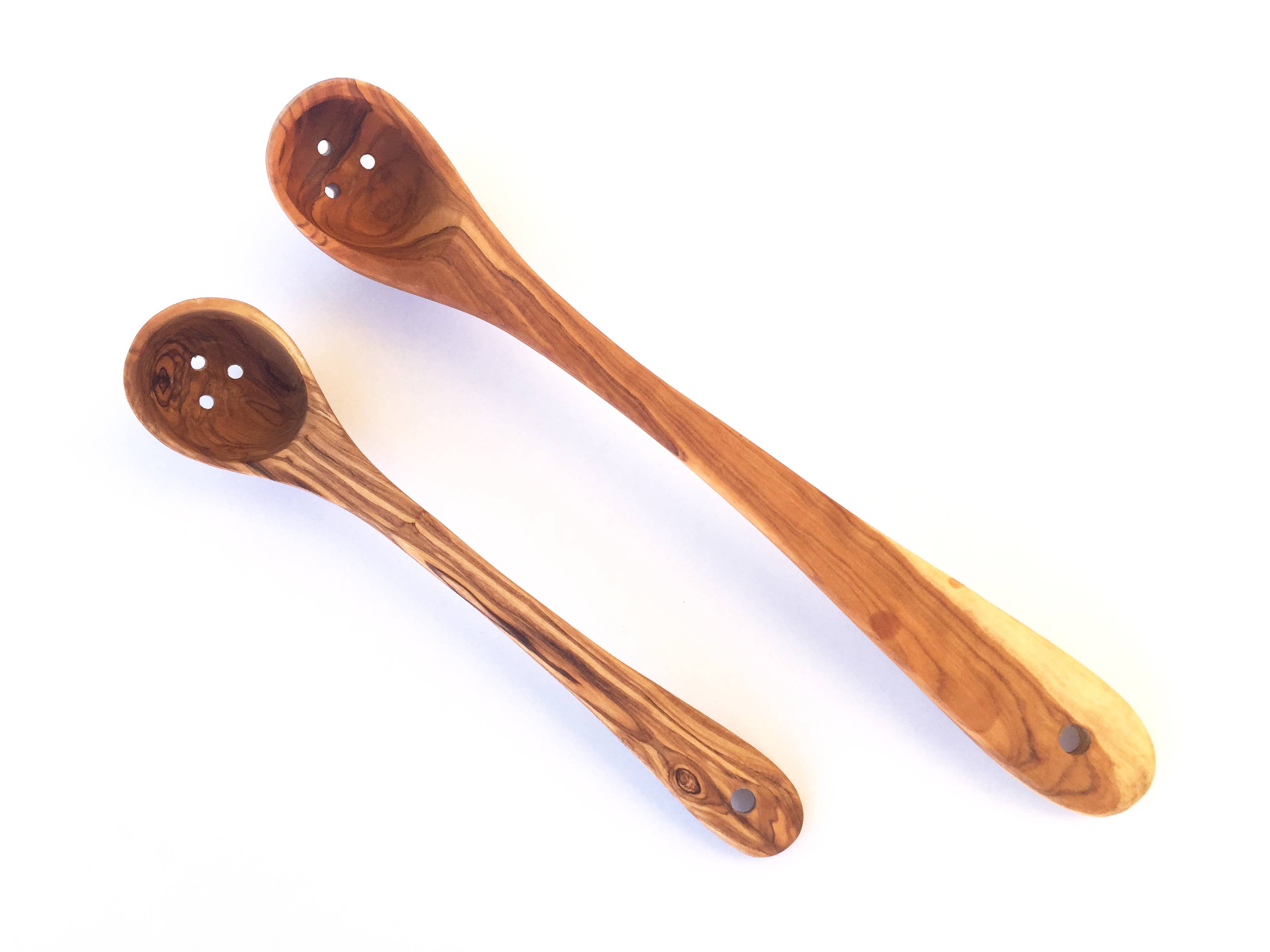 medina mood - Wholesale Kitchen Spoon - ladle with holes olive wood ladle2