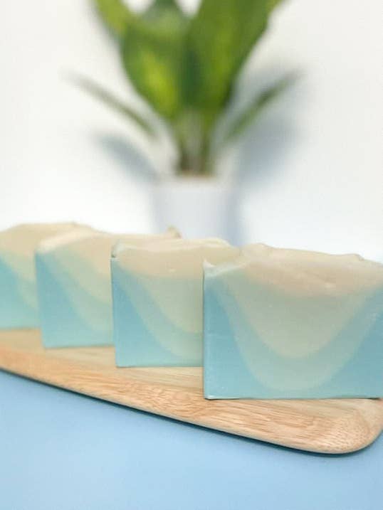 Handmade Artisan Soap Scented in Spring Clean for wholesale by Rushmere Soaps