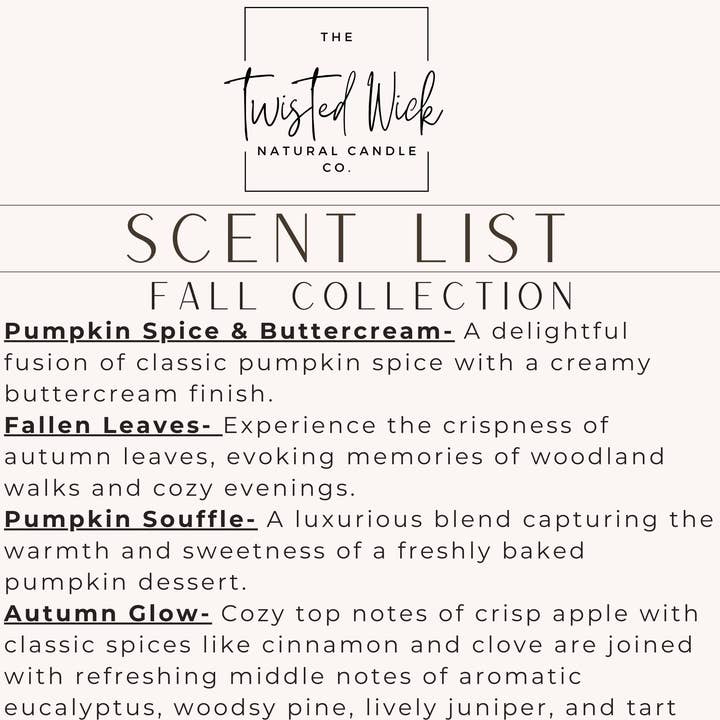 The Twisted Wick – wholesale Doftolja – Höstdoftlista0