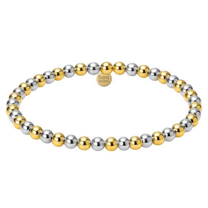 bara boheme - Wholesale Beaded Bracelet - Classic 4MM | Gold Filled Beaded Bracelet3