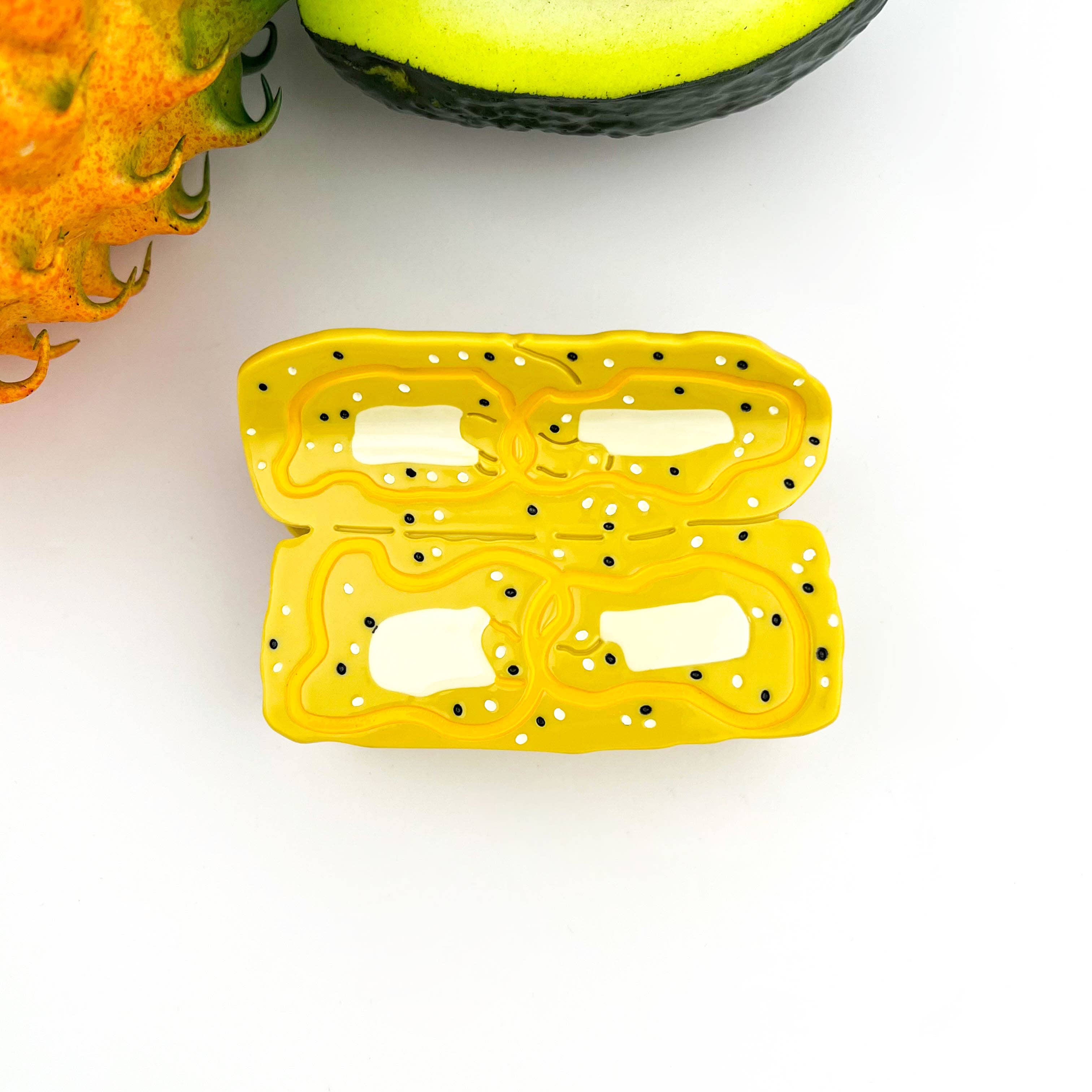 TheDivaSoap - Vente Pince à cheveux – femme - Pince à cheveux motif fruits frais, fraise et carotte4