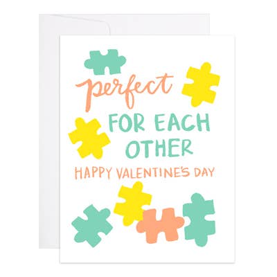 9th Letter Press – wholesale Valentine's Day card – Perfect For Each Other - Valentine's Day Card