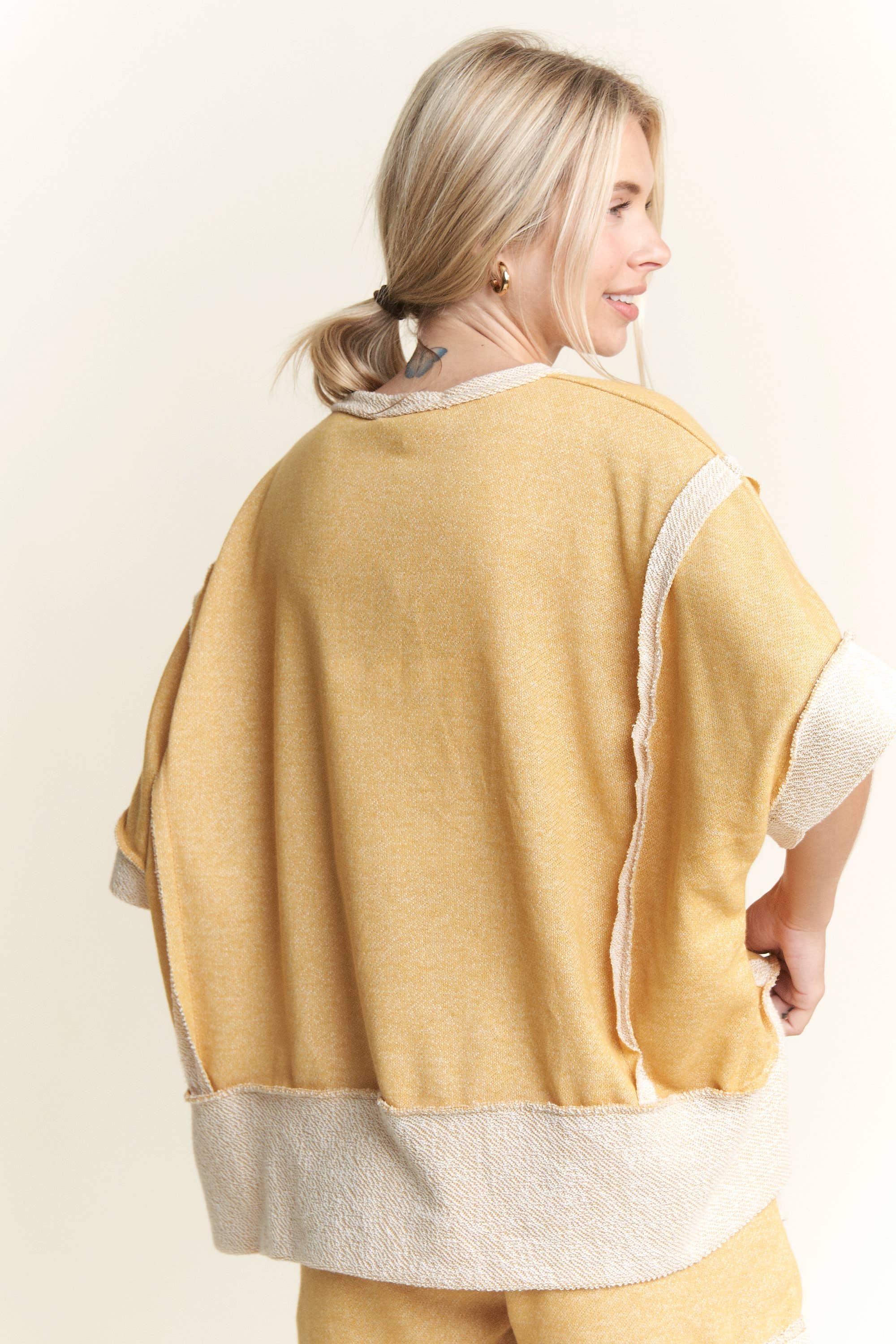 J.Her - Wholesale Shorts - Women's - LoopTerry Cont Pocket Shorts HP572013