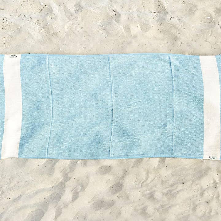 westmarkusa corp - Wholesale Beach towel - Aegean Concept Turkish Beach Towels – Oversized, Quick-Dry, Soft & Packable – Baby Blue, 37 x 73 inches – Ideal for Swimmers & Travel – Pack of 118
