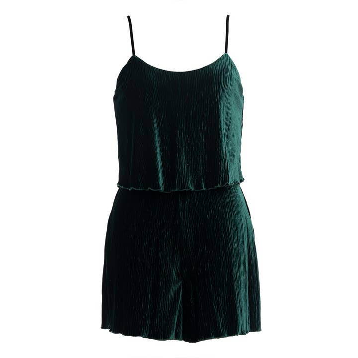 Naked Zebra Rack - Wholesale Romper - Women's - Double Tiered Lettuce Edge Romper2