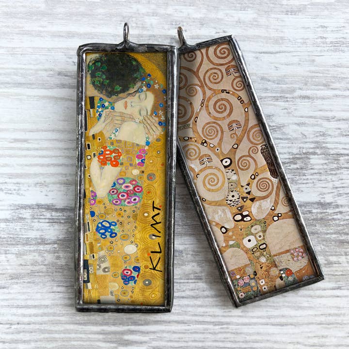 Klimt Art Museum Christmas Ornament & Charm for wholesale by Homestyle Charlie